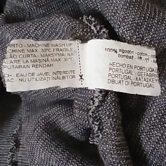 Zara Trafaluc Top Charcoal Striped Heathered - Picture 9 of 10